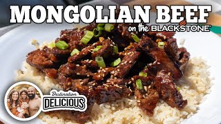 How to Make Mongolian Beef  Blackstone Griddles [upl. by Harpp62]