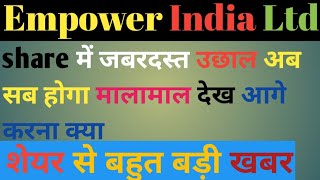 Empower India Ltd  Empower India share news  Future of stock market [upl. by Martha]