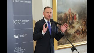 Wernisaż ekspozycji „Romantyczność Malarstwo polskie XIX wieku” z udziałem Pary Prezydenckiej [upl. by Sheehan]