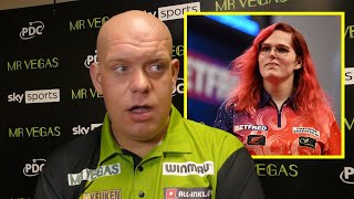 NOALYNN MUST BLOCK OUT HATERS  Michael van Gerwen EXTENDS SUPPORT to transgender darts player [upl. by Nnasus]