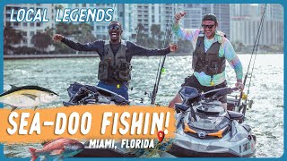 Brad amp Emmanuel Go Offshore Fishing on a SeaDoo  Miami  Local Legends  Brad Leone [upl. by Bugbee]