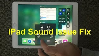 iPad Sound Problem And Fix How To Fix Sound Issue on iPhone ipad sound [upl. by Ninnetta]