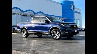 2021 Honda Ridgeline RTLE Elgin Schaumburg Barlett Barrington Hoffman Estate IL [upl. by Nicolais]