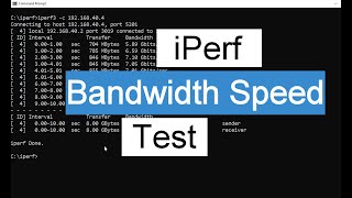 iPerf How to Test Bandwidth and Throughput [upl. by Simmie]