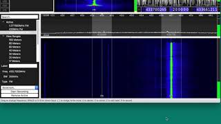 CubicSDR illegal operation in amatura radio frequence [upl. by Beauregard]