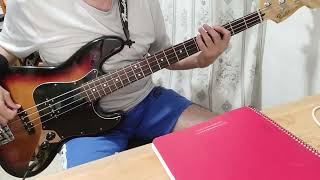 Bass cover quotSerenadequot Steve Miller Band [upl. by Demahom]