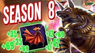 This Smite SEASON 8 ANUBIS BUILD Is INSANE [upl. by Haidabej120]