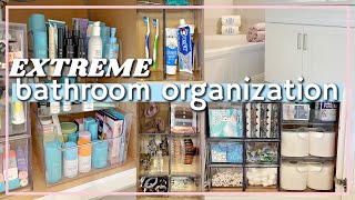 2022 EXTREME BATHROOM ORGANIZATION Organizing Ideas  Alexandra Beuter [upl. by Rogerio638]