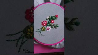 Beautiful floral embroidery design for dress হাতের কাজের জামার ডিজাইন [upl. by Amari802]