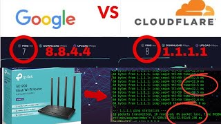 Google DNS Vs Cloudflare DNS [upl. by Willmert723]