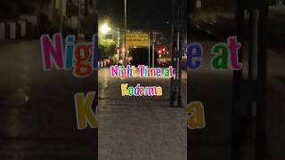 Night Time walking in Koderma Junction koderma kodermarailwaystation travel walking railjourney [upl. by Atnauqahs]