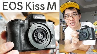 Canon EOS Kiss Mがやってきた！Wtulens Lとの組み合わせがコンパクトすぎて神！ [upl. by Kciredor]