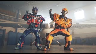 TRANSFORMERS 5  DANCING BUMBLEBEE AND OPTIMUS PRIME  OFFICIAL VIDEO [upl. by Sugna946]