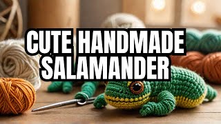 Making a Crocheted Salamander 🦎Amigurumi DIY Art [upl. by Manouch391]