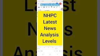 NHPC stock latest levels and news shorts stockmarket [upl. by Idalia]