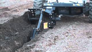 Eterra Trencher Attachment for Skid Steer Loaders Demo Video [upl. by Yelsgnik]