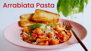 Pasta Arrabiata Recipe  Easy Red Sauce Pasta  Pasta in Arrabiata Sauce  CooknJoy by Vaishali [upl. by Adnilema175]