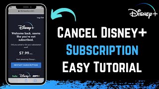 How to Cancel Disney Plus Subscription [upl. by Enelrak]