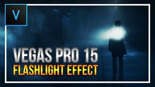 How To Create a Flashlight Effect in Vegas Pro 15 [upl. by Ainat722]