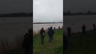 5Star Tidal Bore Attracts Crowds to Severn Estuary [upl. by Asiil]