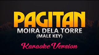 Moira Dela Torre  Pagitan MALE KEY KaraokeInstrumental [upl. by Heddy]