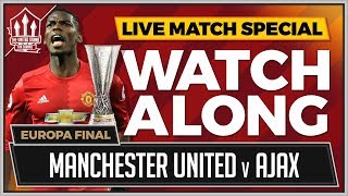 AJAX VS MANCHESTER UNITED with Mark Goldbridge Watchalong  EUROPA LEAGUE FINAL [upl. by Rednav]