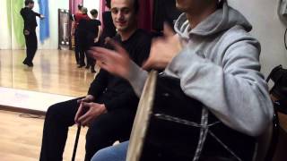 Aslan plays Doli kavkazian drum [upl. by Remas617]