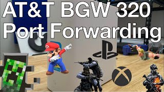 How To Port Forward on the BGW 320505  500 ATampT Gateway  Router [upl. by Keg794]