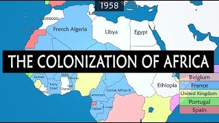 Colonization of Africa  Summary on a Map [upl. by Hawkins380]