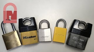 272 Master Locks BEST Locks  Give them a go [upl. by Ayikur]