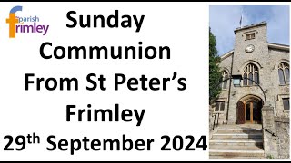 29th September Frimley St Peters [upl. by Nathanael]