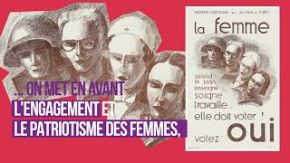 Exposition quotDepuis 1960 seulementquot lhistoire du suffrage féminin genevois en affiches [upl. by Ahpla]