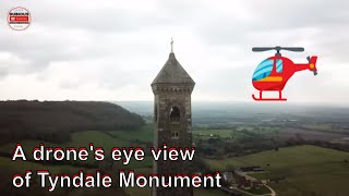 DuBEnG William Tyndale Monument Hill Walk Quadcopter Footage North Nibley South Gloucestershire UK [upl. by Tobiah122]