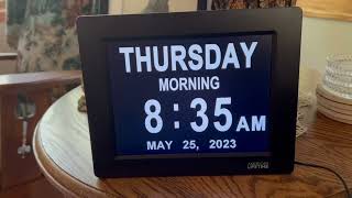 American Lifetime 【New 2023】 Dementia Clock Large Digital Clock for Seniors Review [upl. by Maureen345]