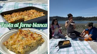 PASTA AL FORNO BIANCA CON ZUCCHINE PISELLI E PROSCIUTTO COTTO [upl. by Zohara]