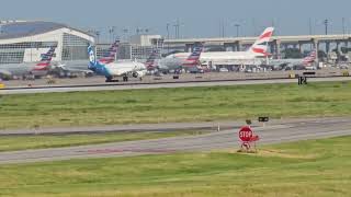 DFW July 15 2024 evening runways 18L and 18R3 [upl. by Yelwah644]