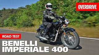 Benelli Imperiale 400  Road Test Review  OVERDRIVE [upl. by Karylin]