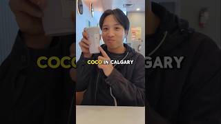 I Tried The Taro Slush From CoCo In Calgary Alberta [upl. by Akinad604]