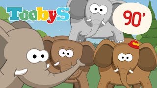 Canciones infantiles  Compilado 90 minutos  Toobys [upl. by Zenobia138]