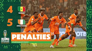 Senegal 🆚 Cote d’Ivoire Penalty Kicks  TotalEnergiesAFCON2023 [upl. by Ialocin529]