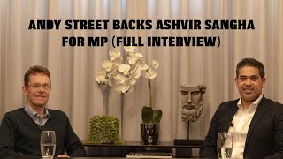 Andy Street backs Ashvir Sangha to be MP for Edgbaston FULL INTERVIEW [upl. by Caryn]