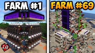 I ACTUALLY Built Every Farm in Hardcore Minecraft Part 12 [upl. by Ydissac548]