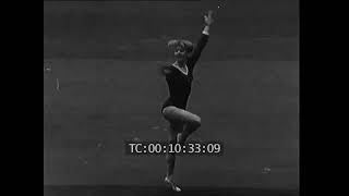 AA 1965 European Championships Larissa Latynina URS FX [upl. by Nnoved792]