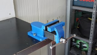 morsa da banco fai a te homemade bench vise [upl. by Nealy]