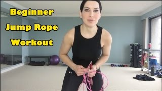 Beginner Jump Rope Workout [upl. by Hahcim]