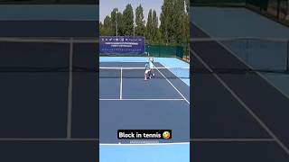 🤣🤣 Block in tennis tournament in Kazakhstan Wait for it tennis [upl. by Scottie]