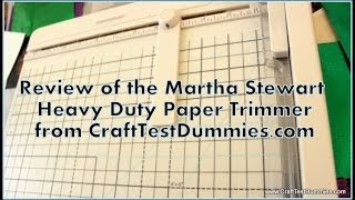 Martha Stewart Heavy Duty Paper Trimmer [upl. by Ahsaya]