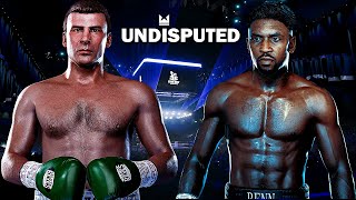 Joe Calzaghe vs Nigel Benn  Middleweight Division Match in Undisputed Boxing Game [upl. by Pussej]