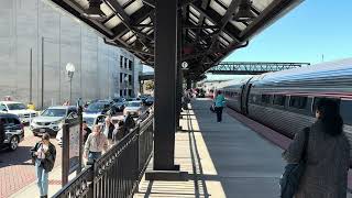 Roanoke arrival on Amtrak 151 [upl. by Lazos707]