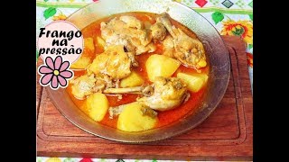 FRANGO COM BATATA NA PANELA DE PRESSÃO [upl. by Ymled]